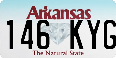 AR license plate 146KYG