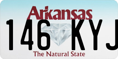 AR license plate 146KYJ