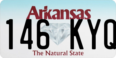 AR license plate 146KYQ