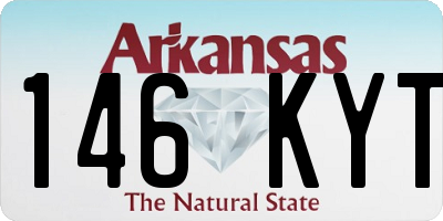 AR license plate 146KYT