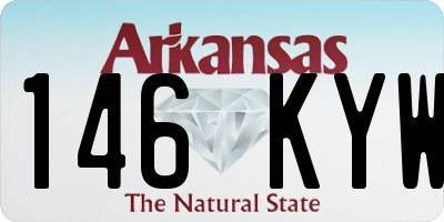 AR license plate 146KYW