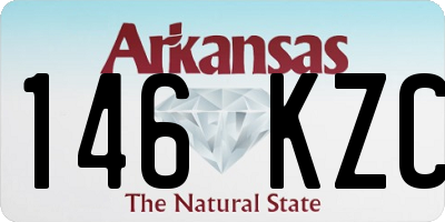AR license plate 146KZC