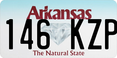 AR license plate 146KZP