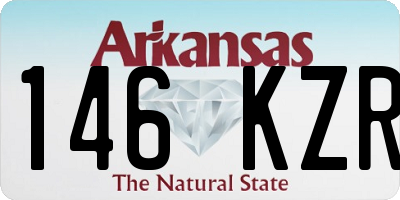 AR license plate 146KZR