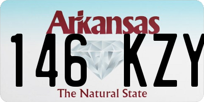AR license plate 146KZY