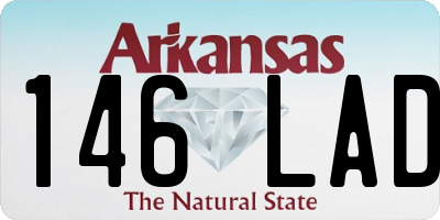 AR license plate 146LAD