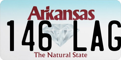 AR license plate 146LAG