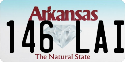 AR license plate 146LAI