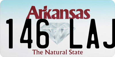 AR license plate 146LAJ