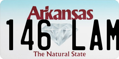 AR license plate 146LAM