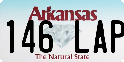 AR license plate 146LAP