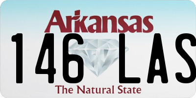 AR license plate 146LAS