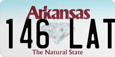 AR license plate 146LAT