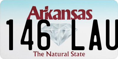 AR license plate 146LAU