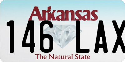 AR license plate 146LAX