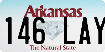 AR license plate 146LAY