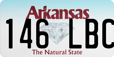 AR license plate 146LBC