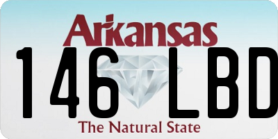 AR license plate 146LBD