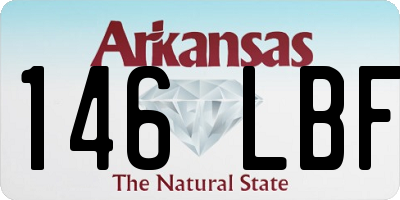 AR license plate 146LBF