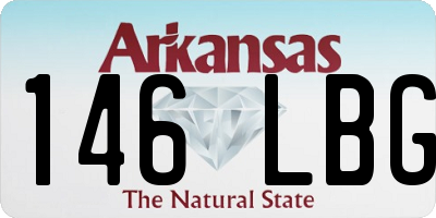 AR license plate 146LBG