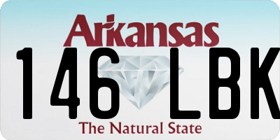AR license plate 146LBK