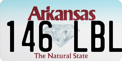 AR license plate 146LBL