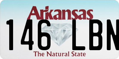 AR license plate 146LBN