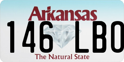 AR license plate 146LBO