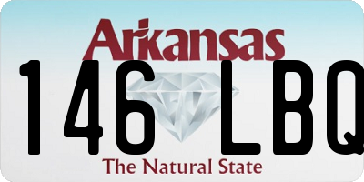 AR license plate 146LBQ