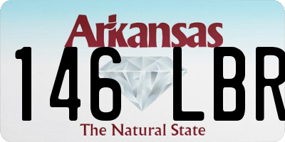 AR license plate 146LBR