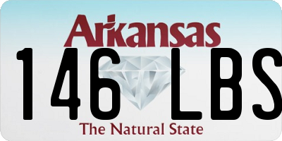 AR license plate 146LBS
