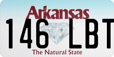 AR license plate 146LBT