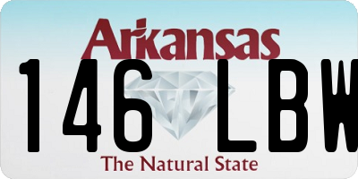 AR license plate 146LBW