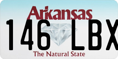 AR license plate 146LBX