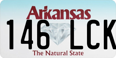 AR license plate 146LCK