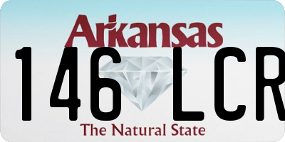 AR license plate 146LCR