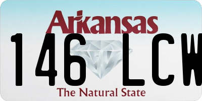 AR license plate 146LCW