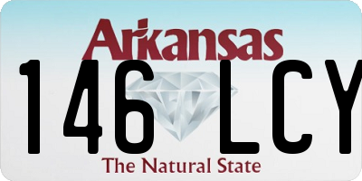 AR license plate 146LCY