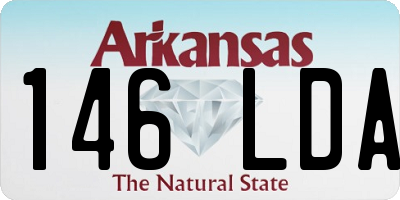 AR license plate 146LDA