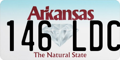 AR license plate 146LDC