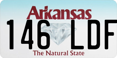 AR license plate 146LDF