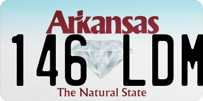 AR license plate 146LDM