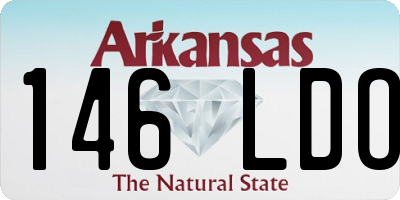 AR license plate 146LDO