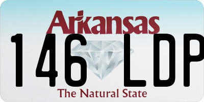 AR license plate 146LDP
