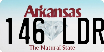 AR license plate 146LDR