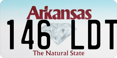AR license plate 146LDT