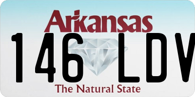 AR license plate 146LDV