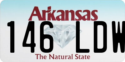 AR license plate 146LDW