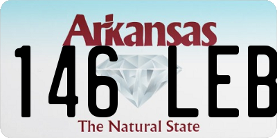 AR license plate 146LEB