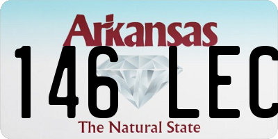 AR license plate 146LEC